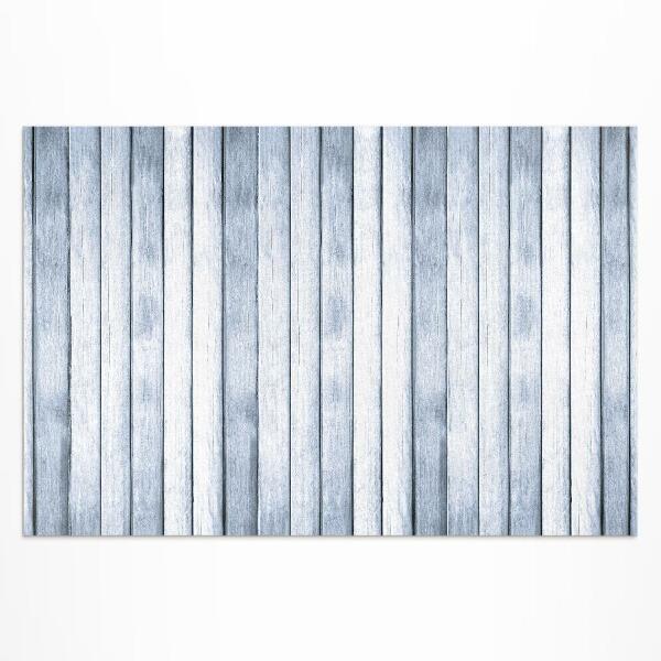 Tapis vinyle d’extérieur Planches de bois clair gris
