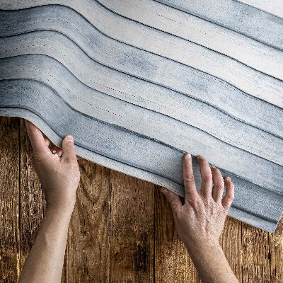 Tapis vinyle d’extérieur Planches de bois clair gris