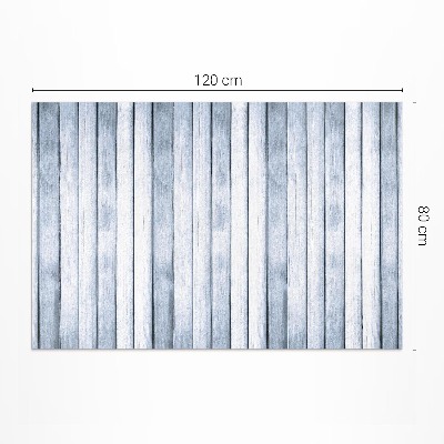 Tapis vinyle d’extérieur Planches de bois clair gris