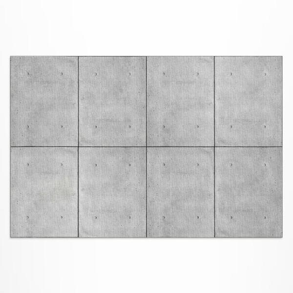 Tapis vinyle d’extérieur Dalles de béton brut, style industriel