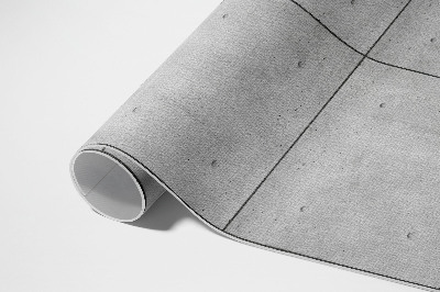 Tapis vinyle d’extérieur Dalles de béton brut, style industriel