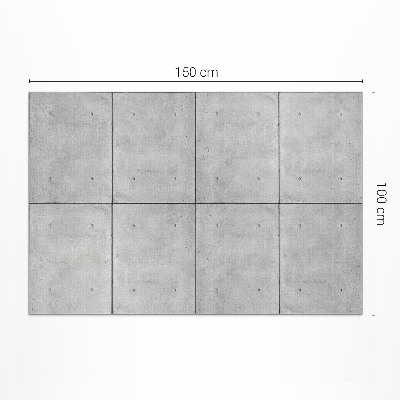 Tapis vinyle d’extérieur Dalles de béton brut, style industriel