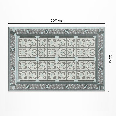 Tapis vinyle d’extérieur Mosaïque décorative de style scandinave