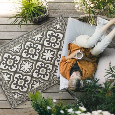 Tapis vinyle d’extérieur Mosaïque décorative de style scandinave