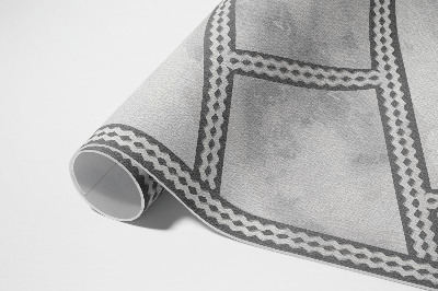 Tapis vinyle d’extérieur Carreaux décoratifs en marbre clair