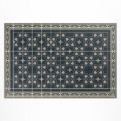 Tapis vinyle d’extérieur Mosaïque ancienne d'étoiles géométriques