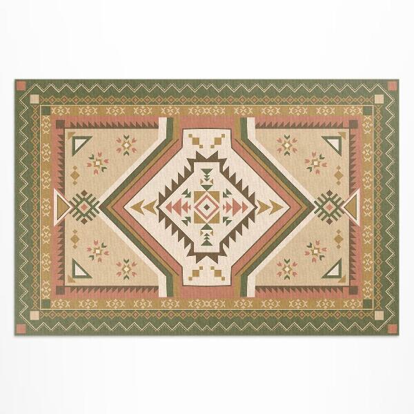 Tapis vinyle d’extérieur Motif ornemental géométrique espagnol