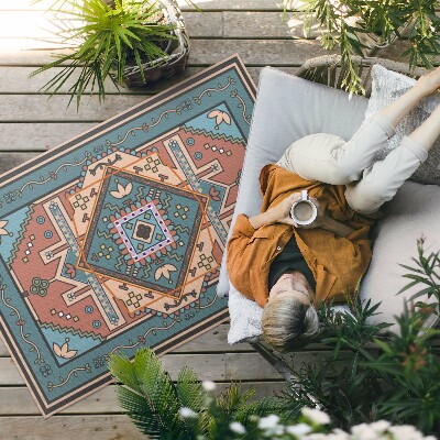 Tapis vinyle d’extérieur Motif décoratif géométrique arabe