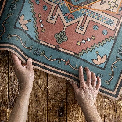 Tapis vinyle d’extérieur Motif décoratif géométrique arabe