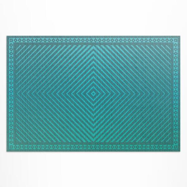 Tapis vinyle d’extérieur Losanges géométriques lignes modernes