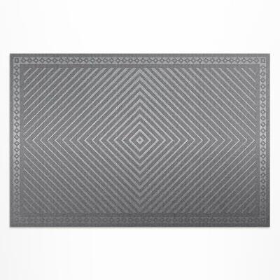 Tapis vinyle d’extérieur Lignes géométriques de conception de losanges