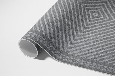 Tapis vinyle d’extérieur Lignes géométriques de conception de losanges