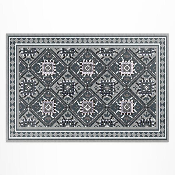 Tapis vinyle d’extérieur Motif ornemental géométrique arabe