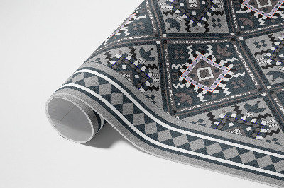 Tapis vinyle d’extérieur Motif ornemental géométrique arabe