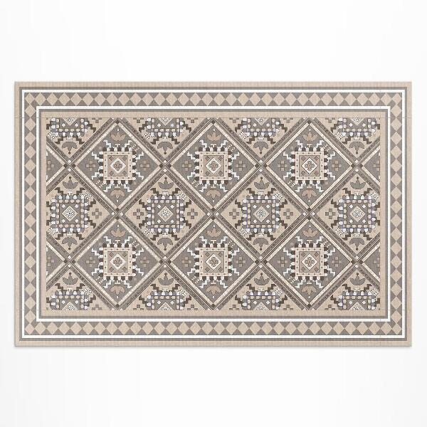Tapis vinyle d’extérieur Motif oriental géométrique arabe
