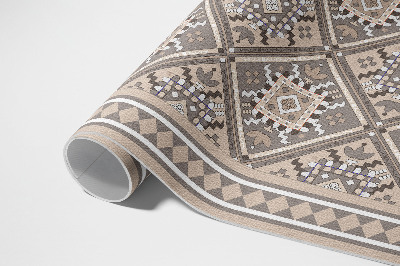 Tapis vinyle d’extérieur Motif oriental géométrique arabe