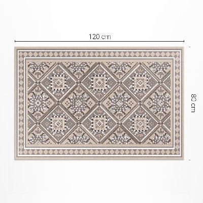 Tapis vinyle d’extérieur Motif oriental géométrique arabe
