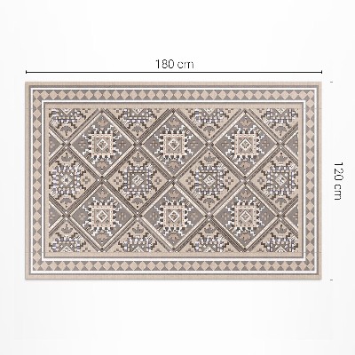 Tapis vinyle d’extérieur Motif oriental géométrique arabe