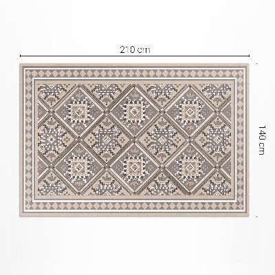 Tapis vinyle d’extérieur Motif oriental géométrique arabe