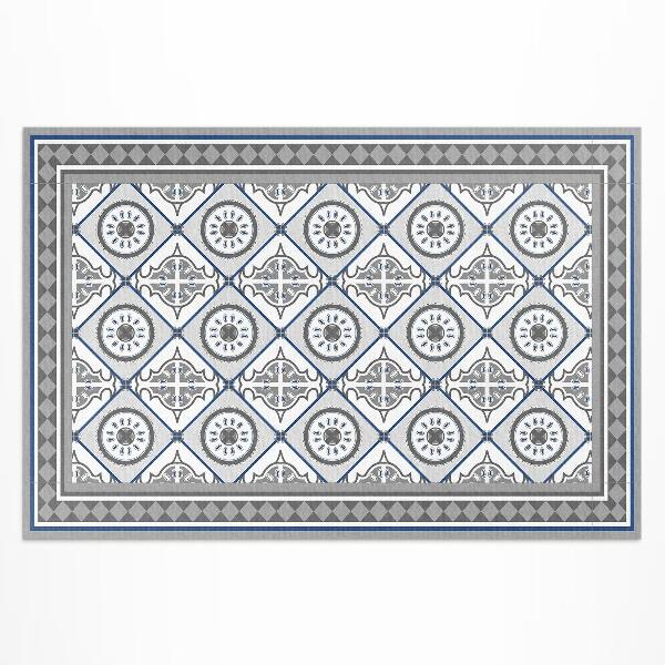 Tapis vinyle d’extérieur Carreaux décoratifs en losange géométrique