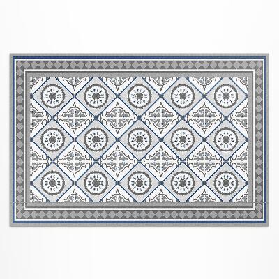 Tapis vinyle d’extérieur Carreaux décoratifs en losange géométrique