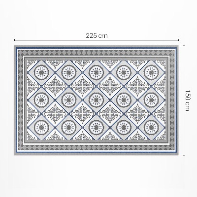Tapis vinyle d’extérieur Carreaux décoratifs en losange géométrique