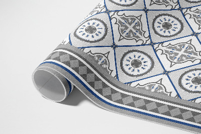 Tapis vinyle d’extérieur Carreaux décoratifs en losange géométrique