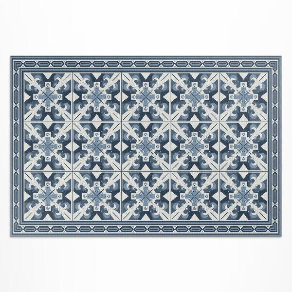 Tapis vinyle d’extérieur Carreaux décoratifs géométriques en losange