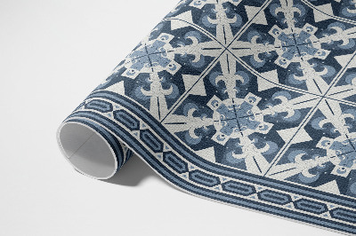 Tapis vinyle d’extérieur Carreaux décoratifs géométriques en losange