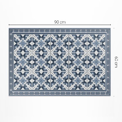 Tapis vinyle d’extérieur Carreaux décoratifs géométriques en losange