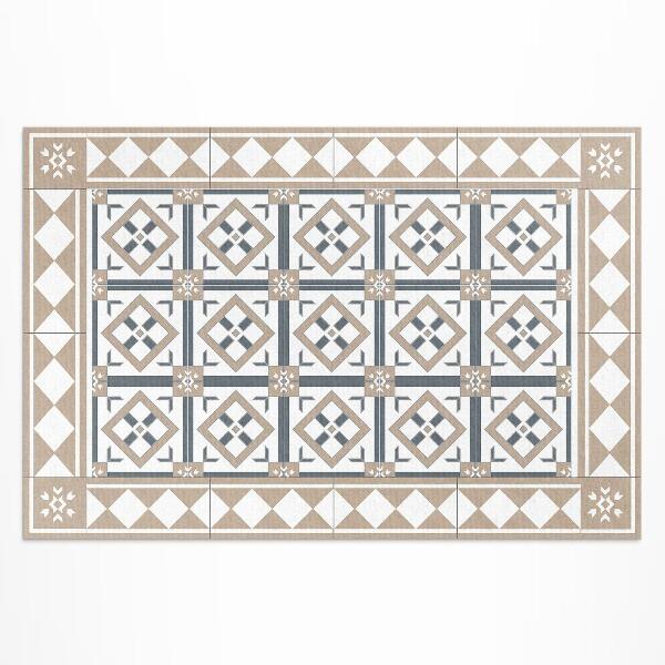 Tapis vinyle d’extérieur Cubes en forme de diamant, tuiles élégantes