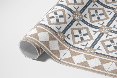 Tapis vinyle d’extérieur Cubes en forme de diamant, tuiles élégantes