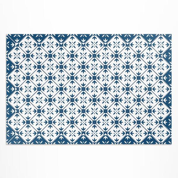 Tapis vinyle d’extérieur Mosaïque décorative en forme de cube de diamant