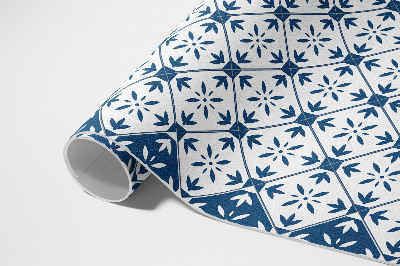 Tapis vinyle d’extérieur Mosaïque décorative en forme de cube de diamant