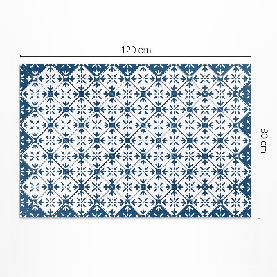 Tapis vinyle d’extérieur Mosaïque décorative en forme de cube de diamant