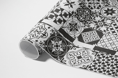 Tapis vinyle d’extérieur Carreaux de mosaïque à motifs espagnols