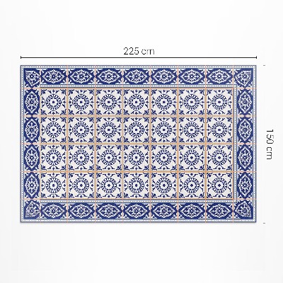 Tapis vinyle d’extérieur Carreaux de mosaïque décoratifs grecs