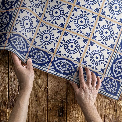 Tapis vinyle d’extérieur Carreaux de mosaïque décoratifs grecs