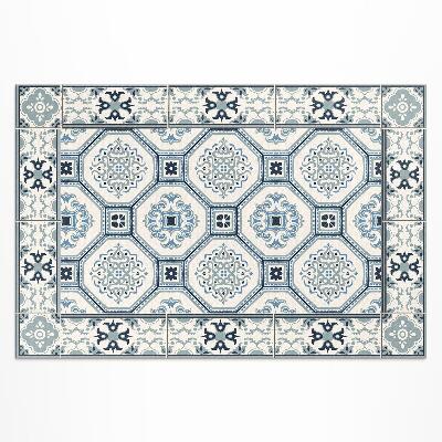 Tapis vinyle d’extérieur Carreaux élégants aux formes géométriques