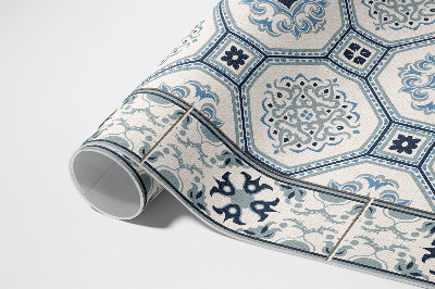 Tapis vinyle d’extérieur Carreaux élégants aux formes géométriques