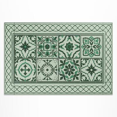 Tapis vinyle d’extérieur Tresses espagnoles belles tuiles