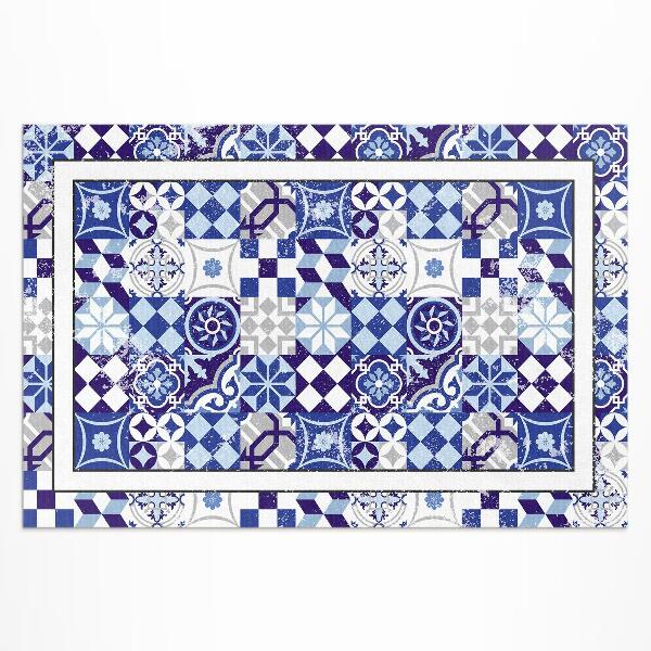 Tapis vinyle d’extérieur Carreaux de mosaïque décoratifs espagnols