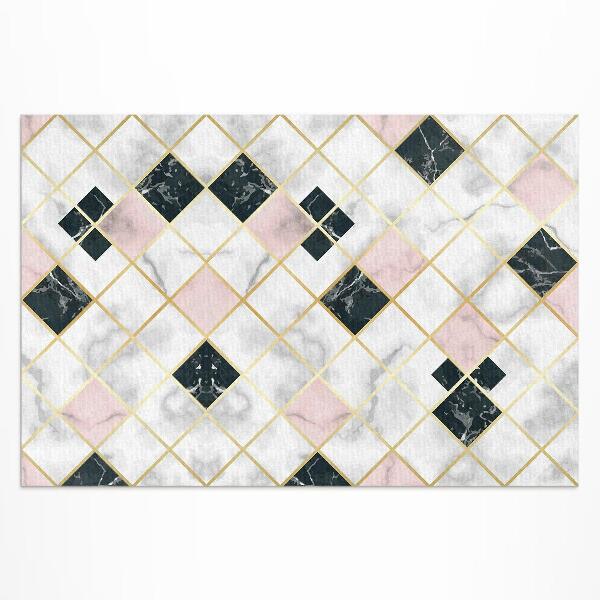 Tapis vinyle d’extérieur Magnifiques carreaux de pierre en marbre