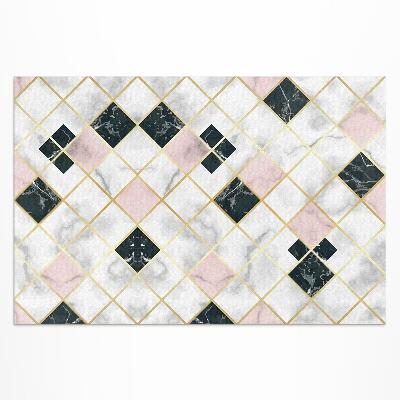 Tapis vinyle d’extérieur Magnifiques carreaux de pierre en marbre