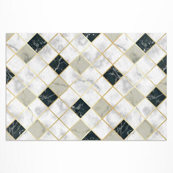 Tapis vinyle d’extérieur Magnifiques carreaux de pierre en marbre