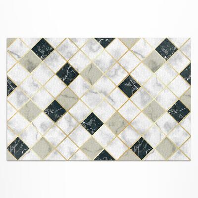 Tapis vinyle d’extérieur Magnifiques carreaux de pierre en marbre