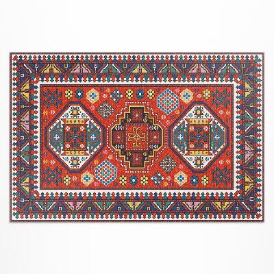 Tapis vinyle d’extérieur Tissu imitation motif décoratif turc