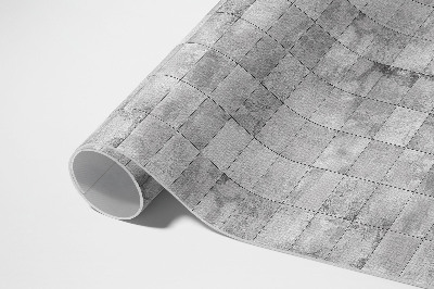 Tapis vinyle d’extérieur Carreaux de pierre clairs Carreaux industriels