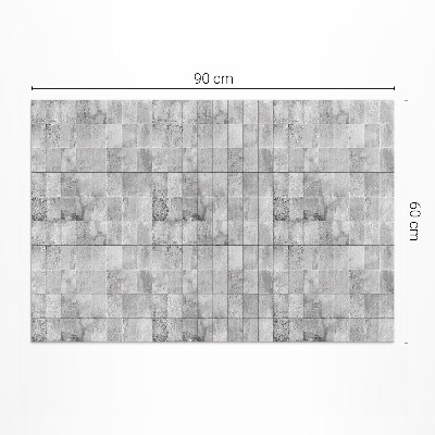Tapis vinyle d’extérieur Carreaux de pierre clairs Carreaux industriels