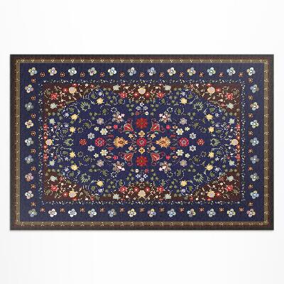 Tapis vinyle d’extérieur Magnifique motif de petites fleurs vintage